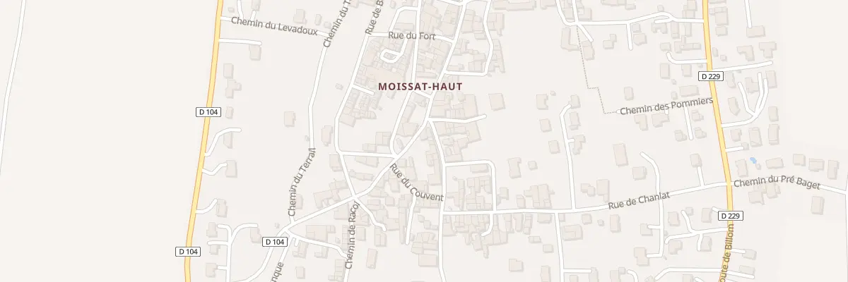 Plan du 5123 Rte de Pironin à Moissat