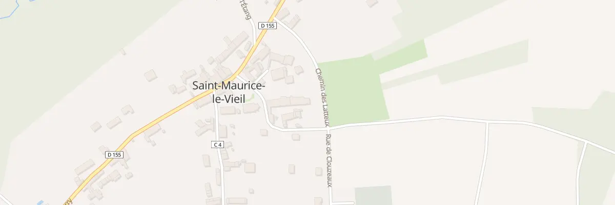 Plan du 1 Che des Latteux à Saint-Maurice-le-Vieil