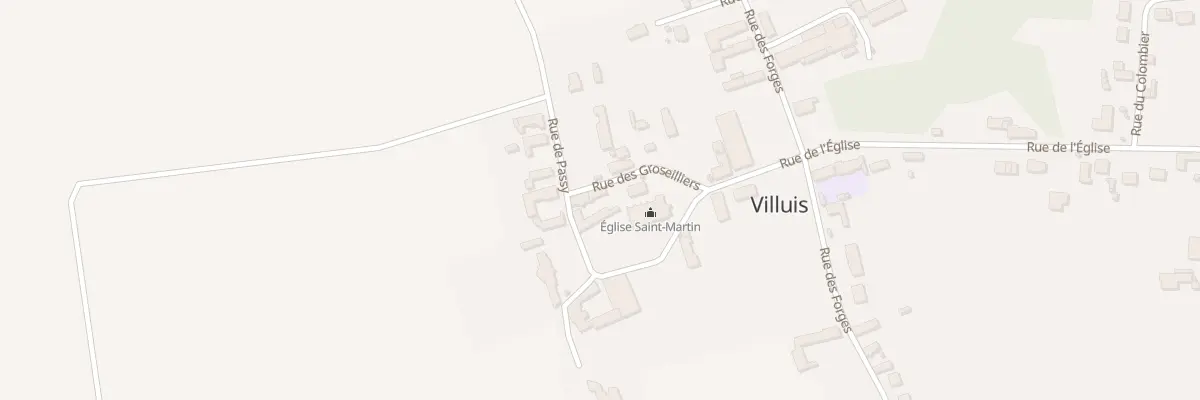 Plan du 5 Rue de Passy à Villuis