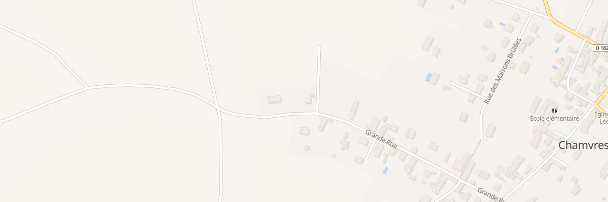 Plan du 30 Gr Grande Rue à Chamvres
