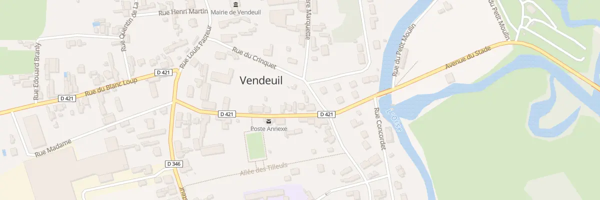 Plan du 7 Rue de l’Hôtel Dieu à Vendeuil
