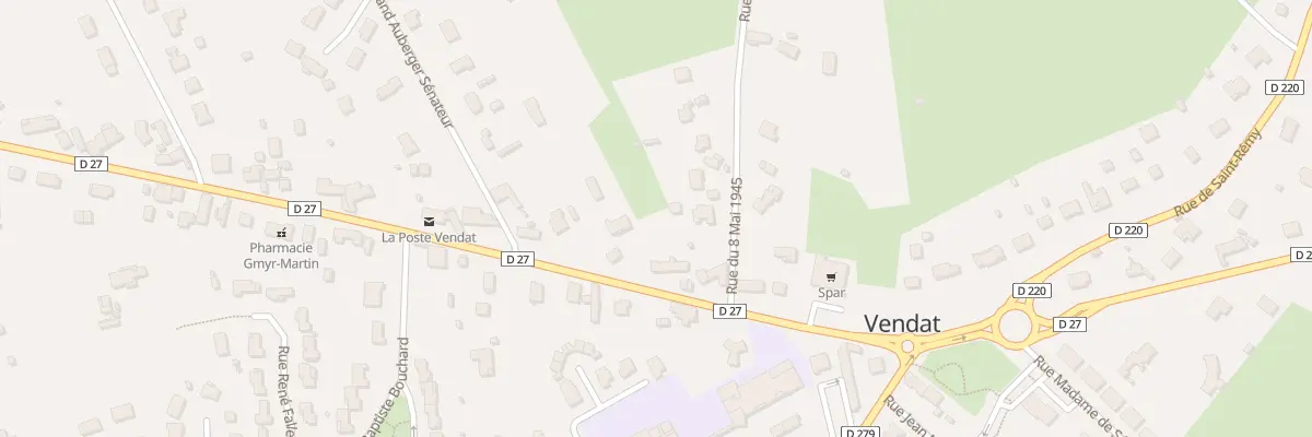 Plan du 16 Rue des Landes à Vendat