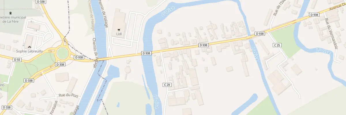 Plan du 23 Fg Saint Firmin à La Fère