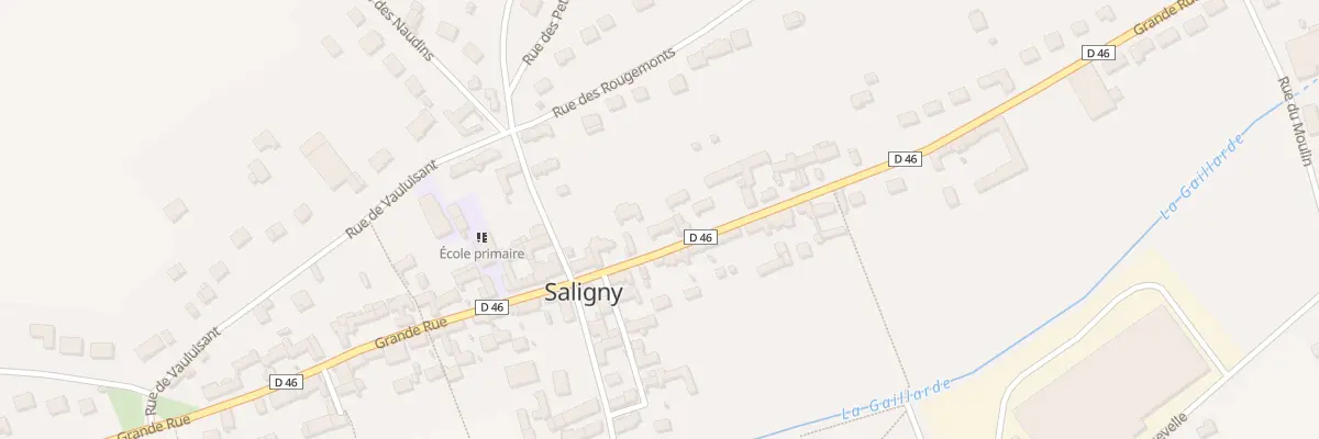 Plan du 49 Gr Grande Rue à Saligny