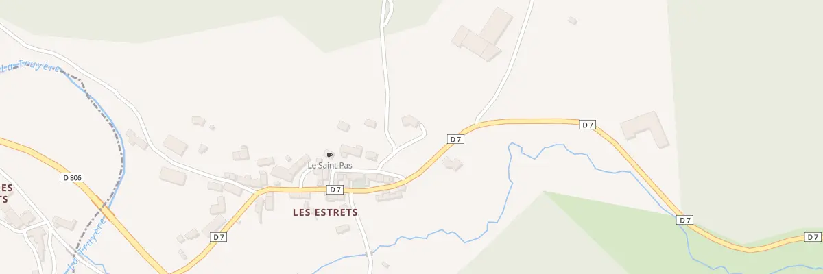 Plan du 5225 Les Estrets à Fontans