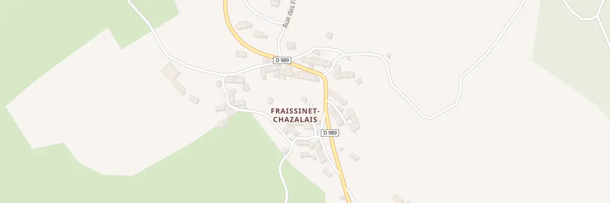 Plan du 5016 Fraissinet-Chazalais à Saint-Privat-du-Fau