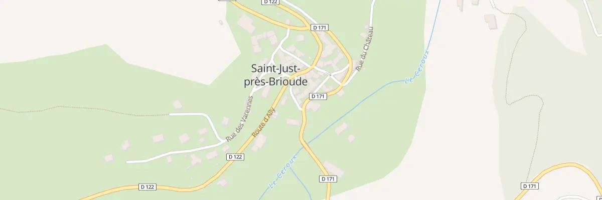 Plan du 5015 Le Bourg à Saint-Just-près-Brioude