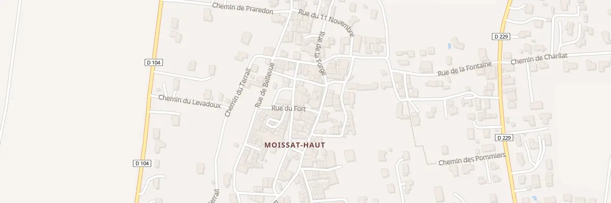 Plan du 5196 Rue du Fort à Moissat