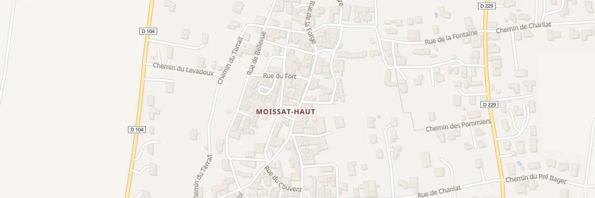 Plan du 5163 Rue des Commerces à Moissat