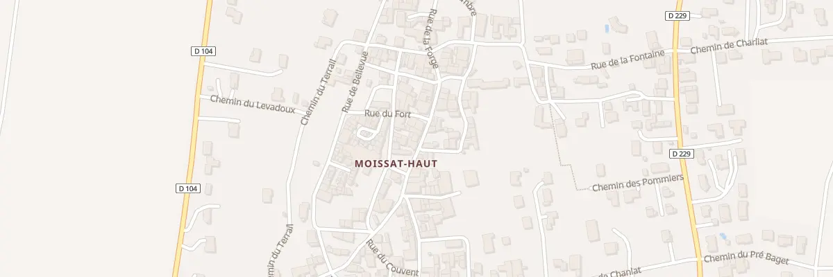 Plan du 5164 Rue des Commerces à Moissat