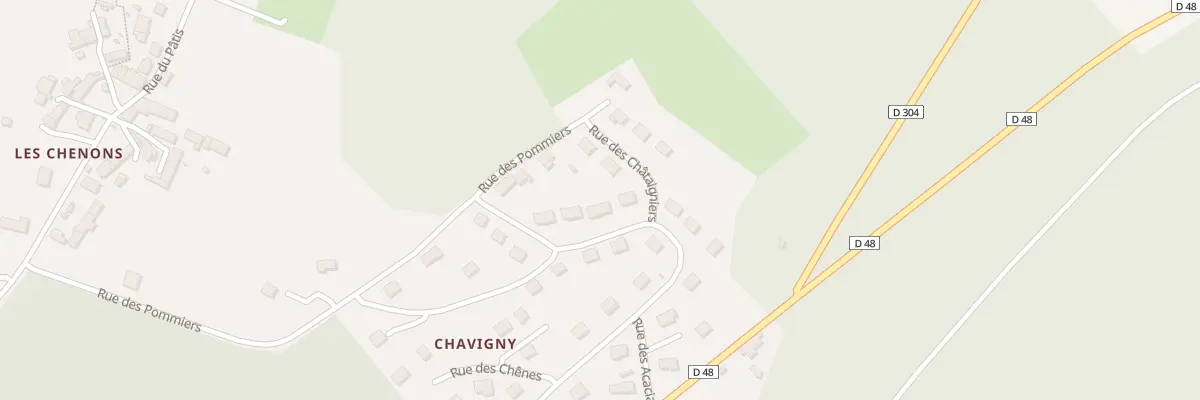 Plan du 18 Rue de Chavigny à Parly