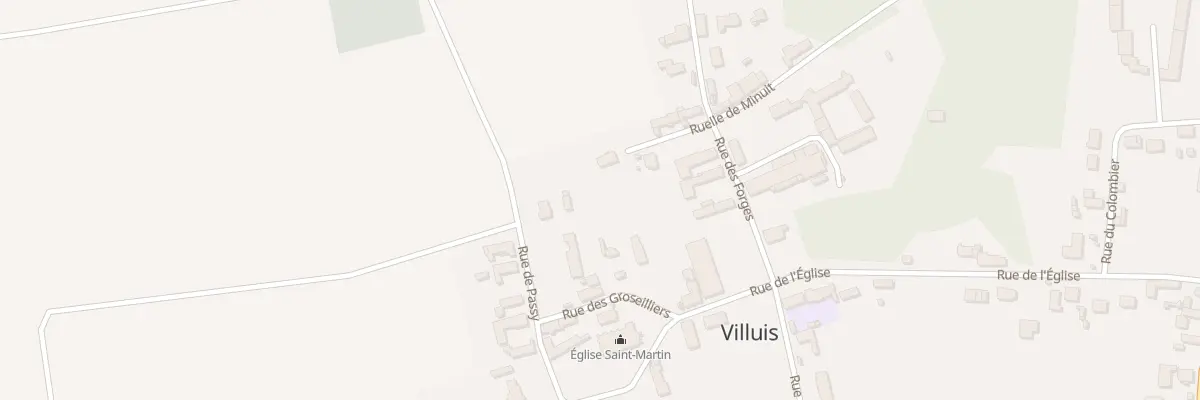 Plan du 9 Rle de Minuit à Villuis