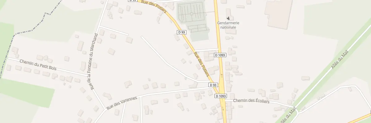 Plan du 11 Rue des Potiers à Randan