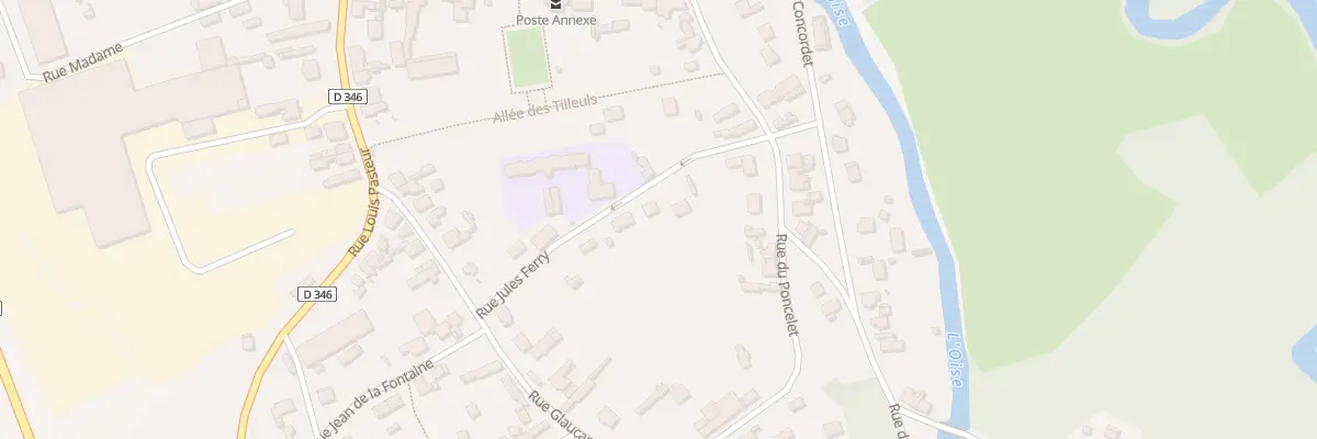Plan du 10 Rue Jules Ferry à Vendeuil