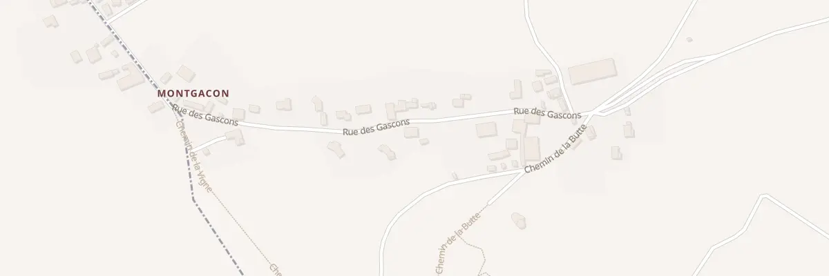 Plan du 12 Rue des Gascons à Luzillat