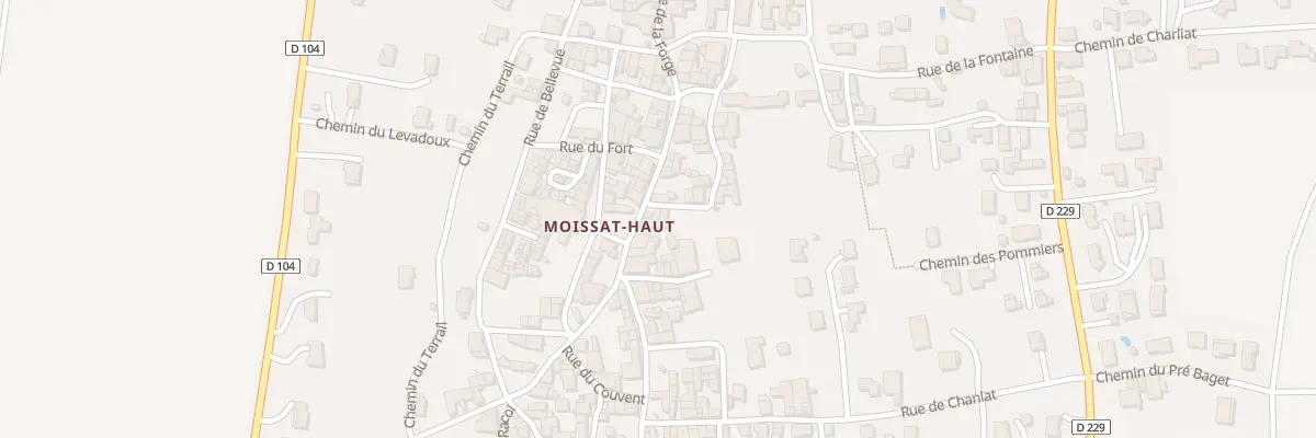 Plan du 5711 Rue du Château à Moissat