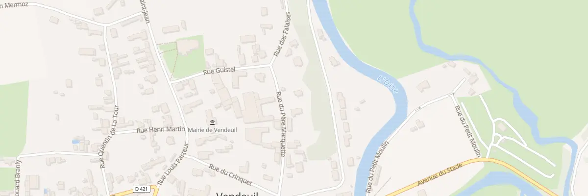 Plan du 3 Rue du Père Marquette à Vendeuil