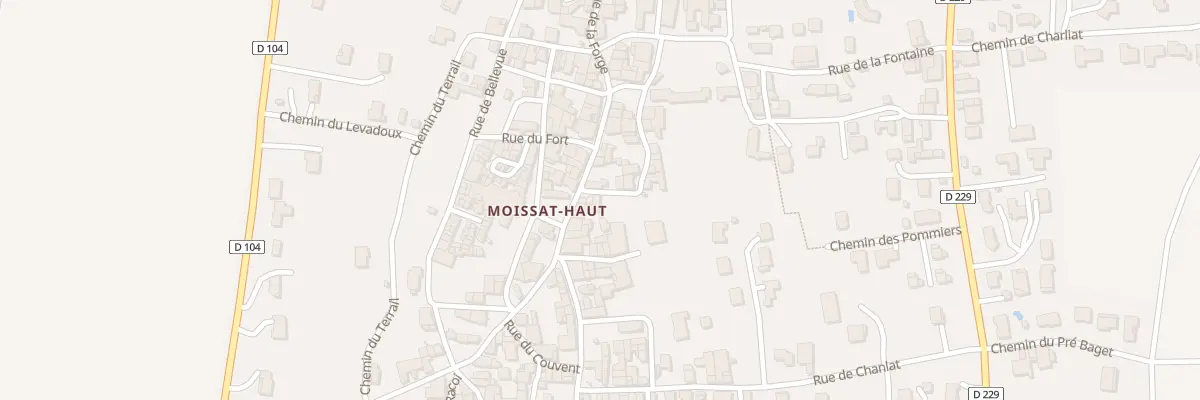 Plan du 5081 Rue des Commerces à Moissat