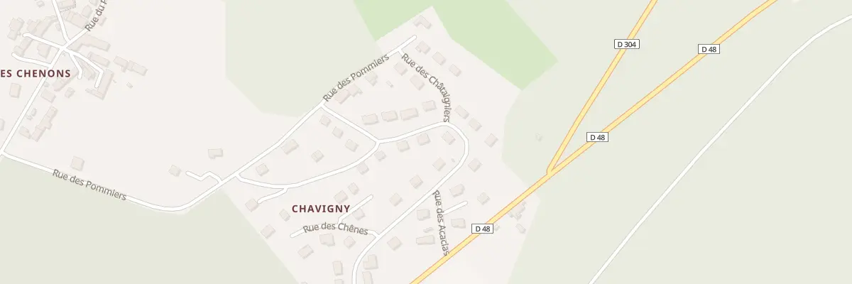 Plan du 19 Rue de Chavigny à Parly