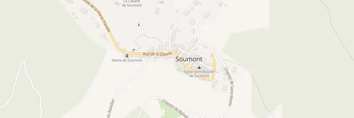 Plan du 3 Rue de la Liberté à Soumont