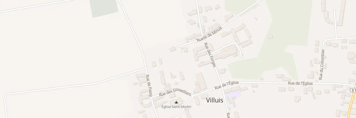 Plan du 8 Rle de Minuit à Villuis