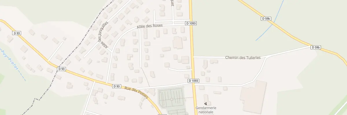 Plan du 37B Av de Vichy à Randan