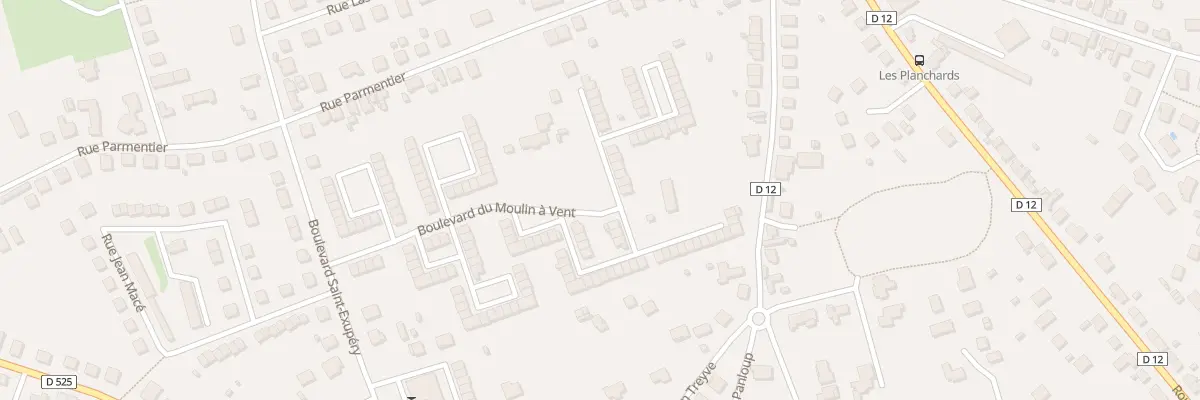 Plan du 163 Bd du Moulin à Vent à Yzeure