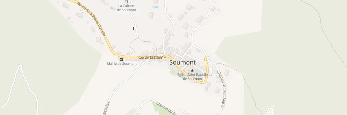 Plan du 136F Le Village à Soumont
