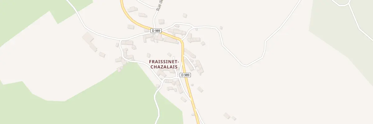 Plan du 5026 Fraissinet-Chazalais à Saint-Privat-du-Fau