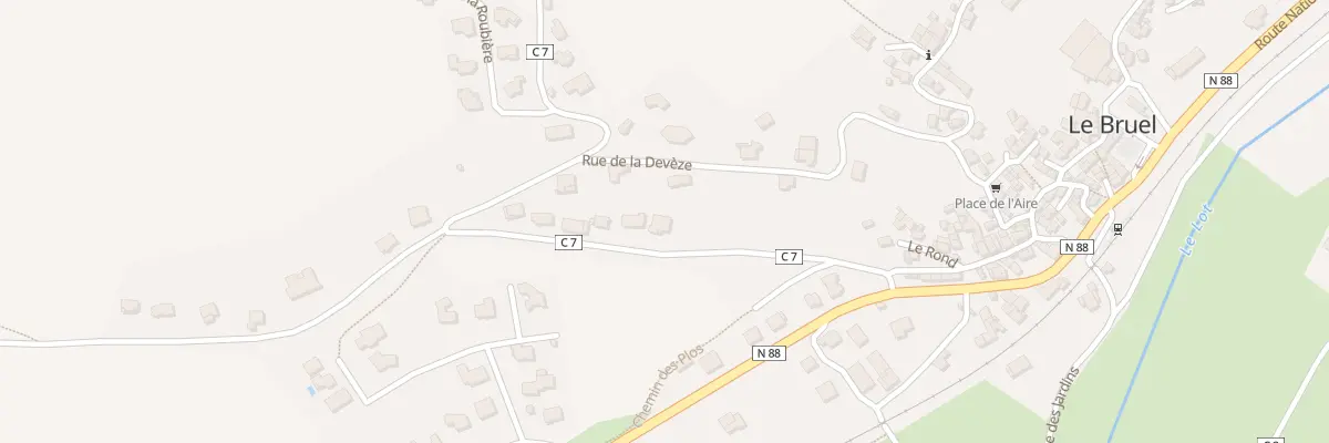 Plan du 5162 Rte des Buissières à Esclanèdes