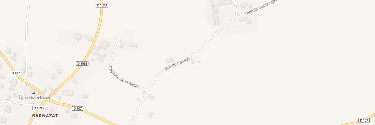Plan du 9003 Rue du Patural à Saint-Denis-Combarnazat