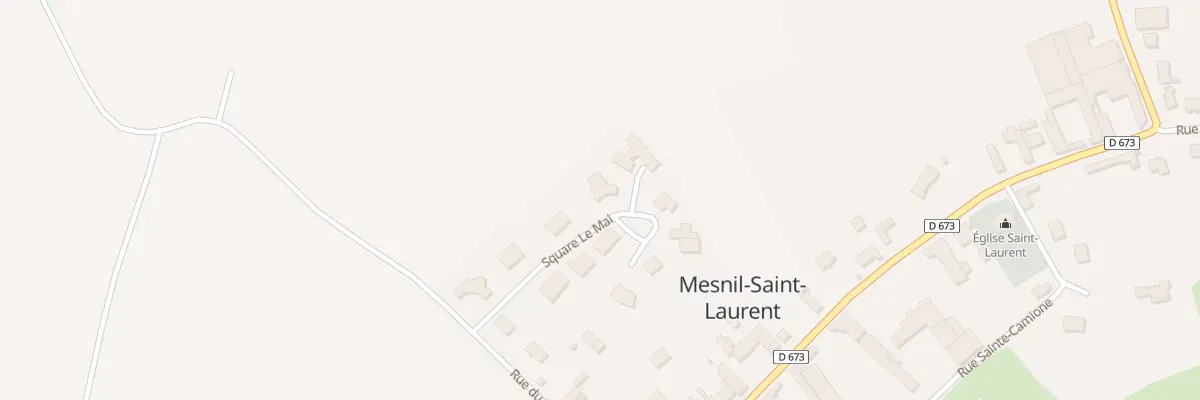 Plan du 3 Sq le Mai à Mesnil-Saint-Laurent