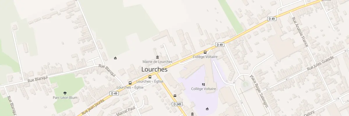 Plan du 693 Rue Jean Jaurès à Lourches
