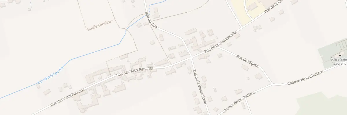 Plan du 1 Rue des Vaux Renards à Saligny