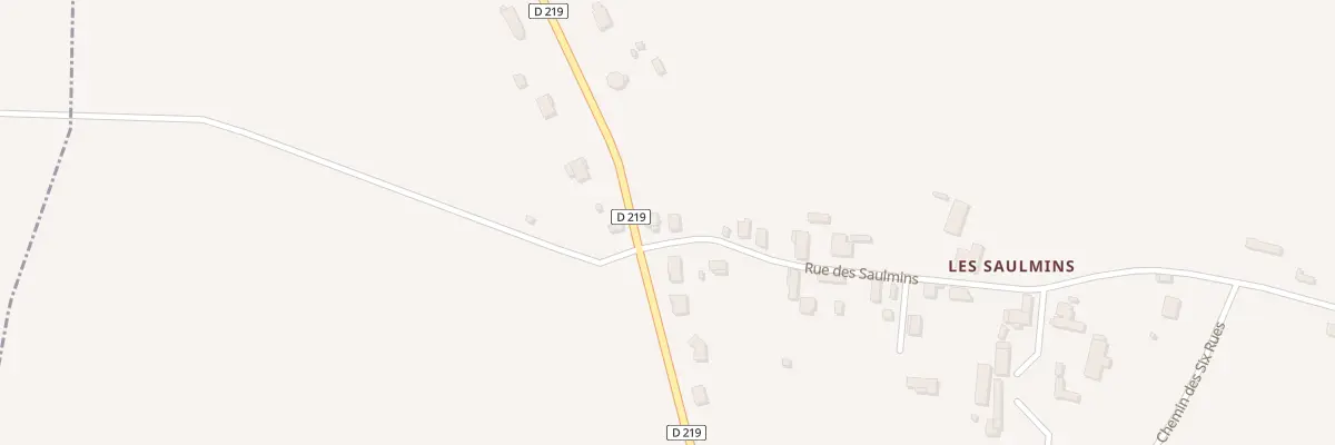 Plan du 30 Rue des Saulmins à Paray-sous-Briailles