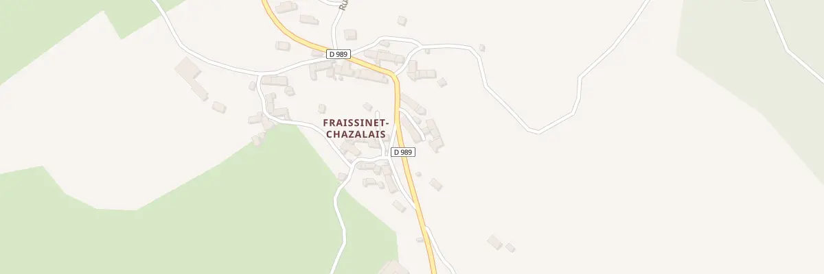 Plan du 5025 Fraissinet-Chazalais à Saint-Privat-du-Fau