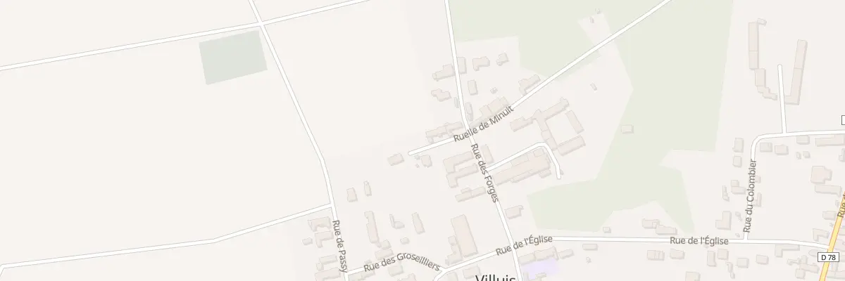Plan du 6 Rle de Minuit à Villuis