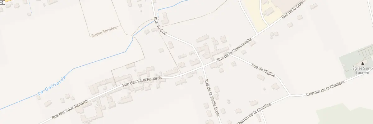 Plan du 1B Les Vaux Renards à Saligny