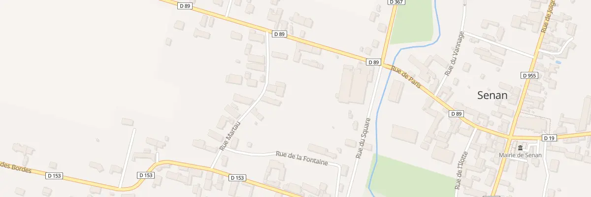 Plan du 5 Rue Martau à Senan
