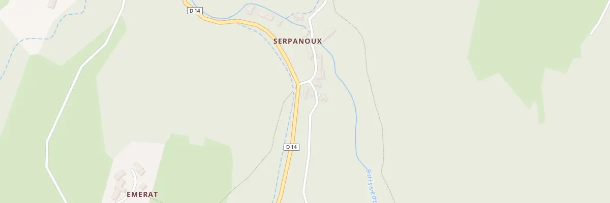 Plan du 5124 Serpanoux à Montmorin