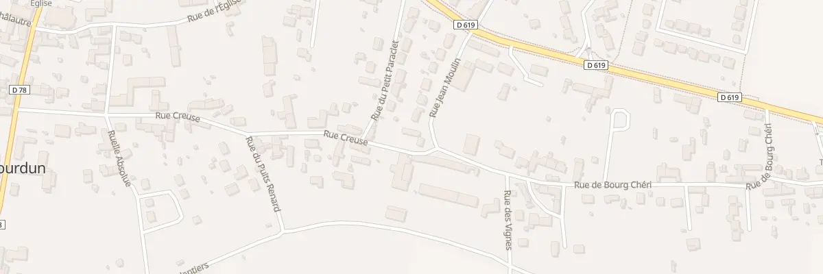 Plan du 43 Rue Creuse à Sourdun