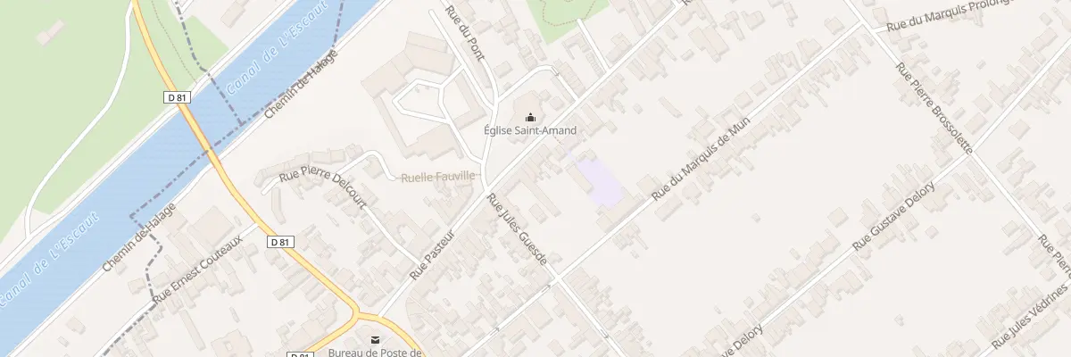 Plan du 4 Rue Henri Durre à Neuville-sur-Escaut