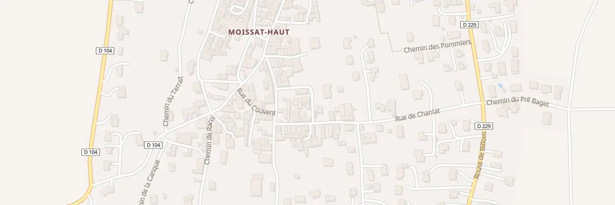Plan du 5106 Rue Neuve à Moissat
