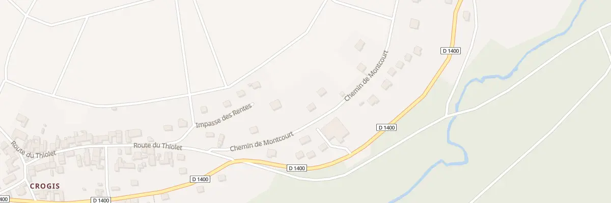 Plan du 7 Che de Montcourt Ham de Crogis à Essômes-sur-Marne