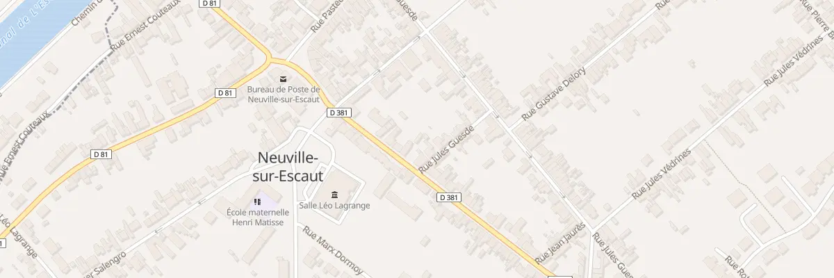 Plan du 27 Rue Jean Jaurès à Neuville-sur-Escaut