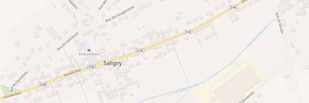 Plan du 46 Gr Grande Rue à Saligny