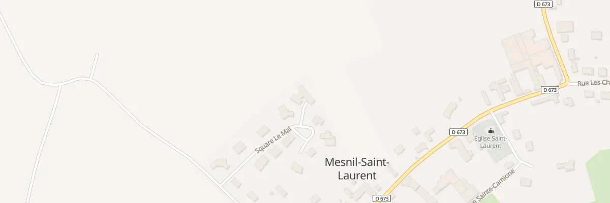 Plan du 4 Sq le Mai à Mesnil-Saint-Laurent