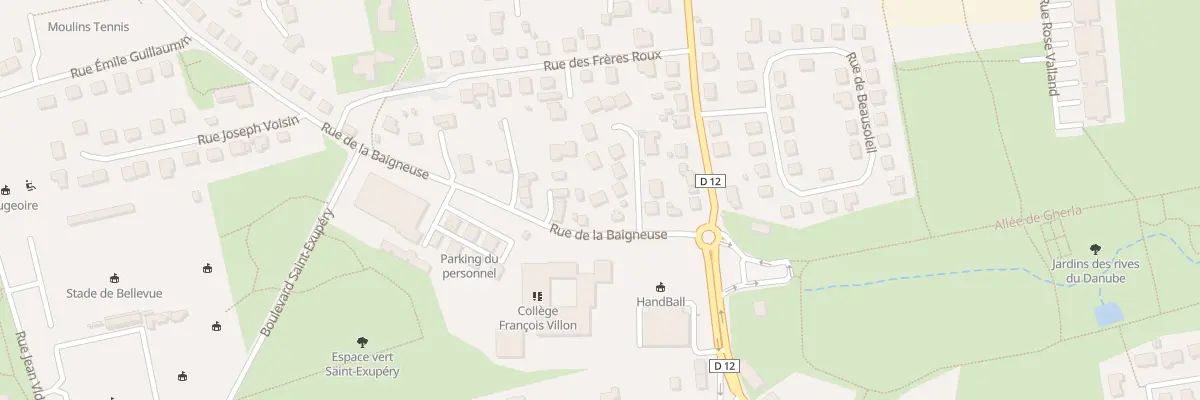 Plan du 6 Rue de la Baigneuse à Yzeure