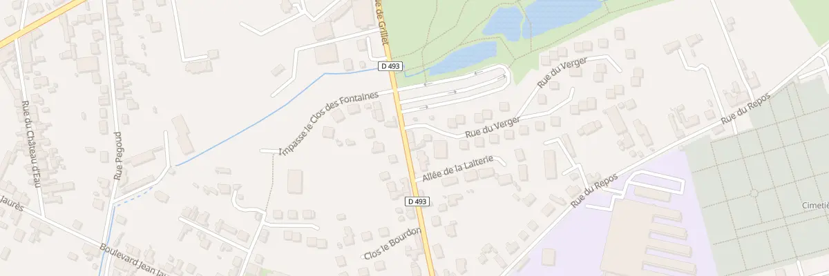 Plan du 20B Rue de Grillet à Yzeure