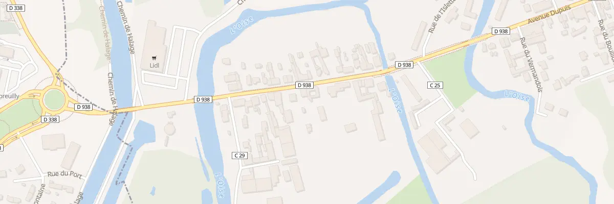 Plan du 13 Fg Saint Firmin à La Fère